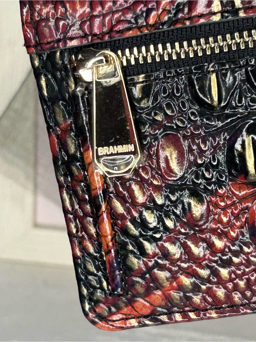 Brahmin Caroline Spice Melbourne Satchel & Ady Wallet - Picture 15 of 16